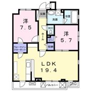 ディアコート山科の間取り画像