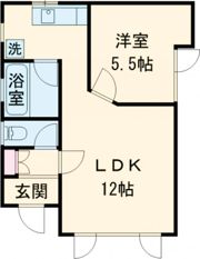 松坂マンションの間取り画像