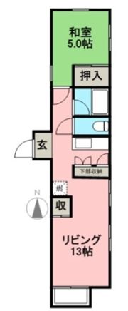 サンハイツ神田 Ⅱの間取り画像