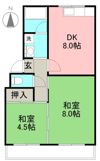 コーポ一宮Ⅰの間取り画像