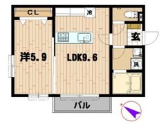 アルドゥール玉川学園の間取り画像