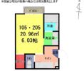 かすみのすみか MOANAの間取り画像