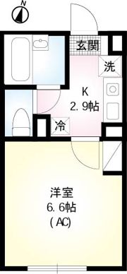 ヴェラハイツ川崎の間取り画像