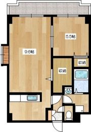 大内御堀マンションの間取り画像