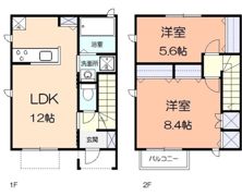 ノワパインBの間取り画像