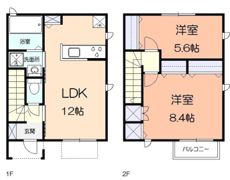 ノワパインBの間取り画像