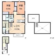 ノワパインAの間取り画像