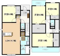 神門97KODATEXⅥ－Aの間取り画像