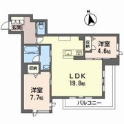 エストレヤ泉中央の間取り画像