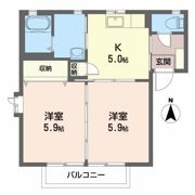 エスポワール新川Aの間取り画像