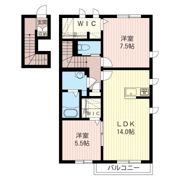 グレーシア ソルの間取り画像