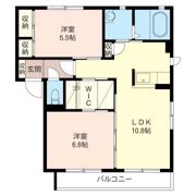 グランツhanba Iの間取り画像