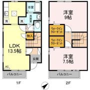 CREST COURT S．J．Sの間取り画像
