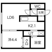 CENTNIA中島公園の間取り画像