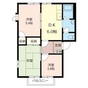 レジデンスAの間取り画像