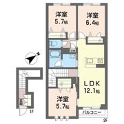 フリージュの間取り画像