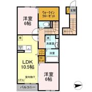ベルーザ東船橋の間取り画像