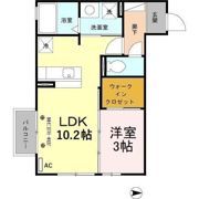 グラン マーチ Bの間取り画像