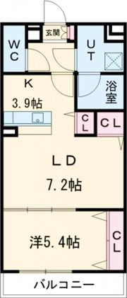 (仮)北区道場町マンションの間取り画像