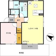 リビングタウン加古川西 Bの間取り画像