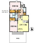 アルペジオ西浜 A棟の間取り画像