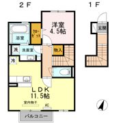 ラフィーネFⅡの間取り画像