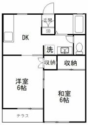 グリーンコーポ伊藤Aの間取り画像