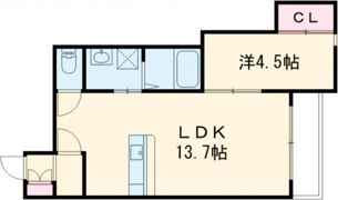 T-SQUARE摂津本山の間取り画像