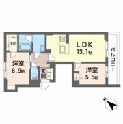 シャーメゾン小久保の間取り画像