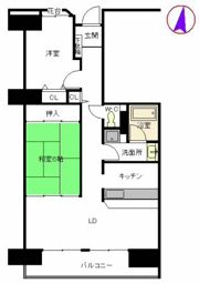 プライムメゾン百道浜の間取り画像