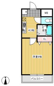 グラーツィア日暮の間取り画像