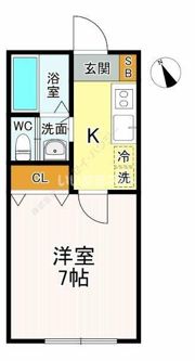 プレリュード立川の間取り画像