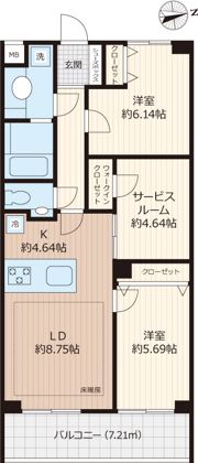 Beverly Homes 豊島園の間取り画像