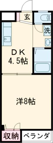 コーポ辻井 Ⅱの間取り画像