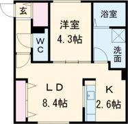 Lien CHITOSEの間取り画像