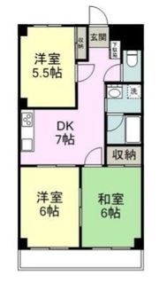 コーポ清水の間取り画像