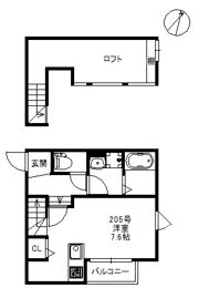 メゾネットAPⅡの間取り画像