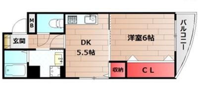 ブルーラグーンの間取り画像