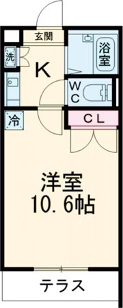サングリーン基山Bの間取り画像