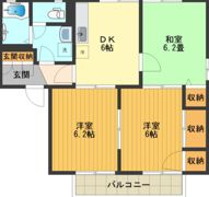 ディアスⅤの間取り画像