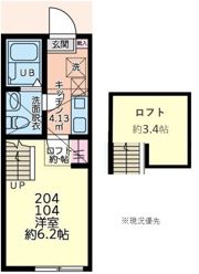 Palette Base神奈川工科大学前の間取り画像