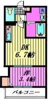 (仮)所沢市向陽町アパートの間取り画像
