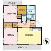 カトル中もず B棟の間取り画像
