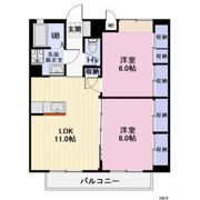 シャルマンソレイユBの間取り画像