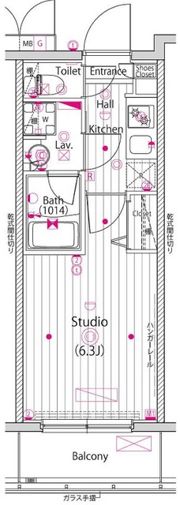 ガーラ横濱関内グランドステージの間取り画像