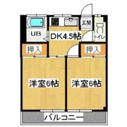 タカギアパートの間取り画像