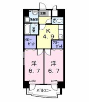 プラシード Y'sの間取り画像