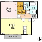 リビングタウン東通Ⅱ Bの間取り画像