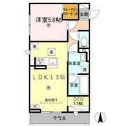エルミタージュ中央の間取り画像