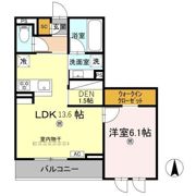 エルミタージュ中央の間取り画像